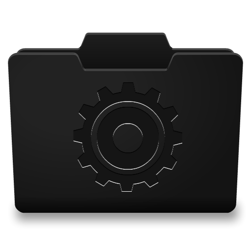 Black Options Icon 512x512 png
